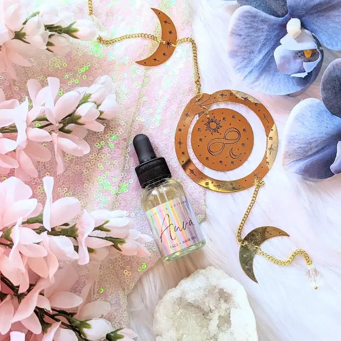 Brass Infinite Cycles Suncatcher - Purple Door Alchemy