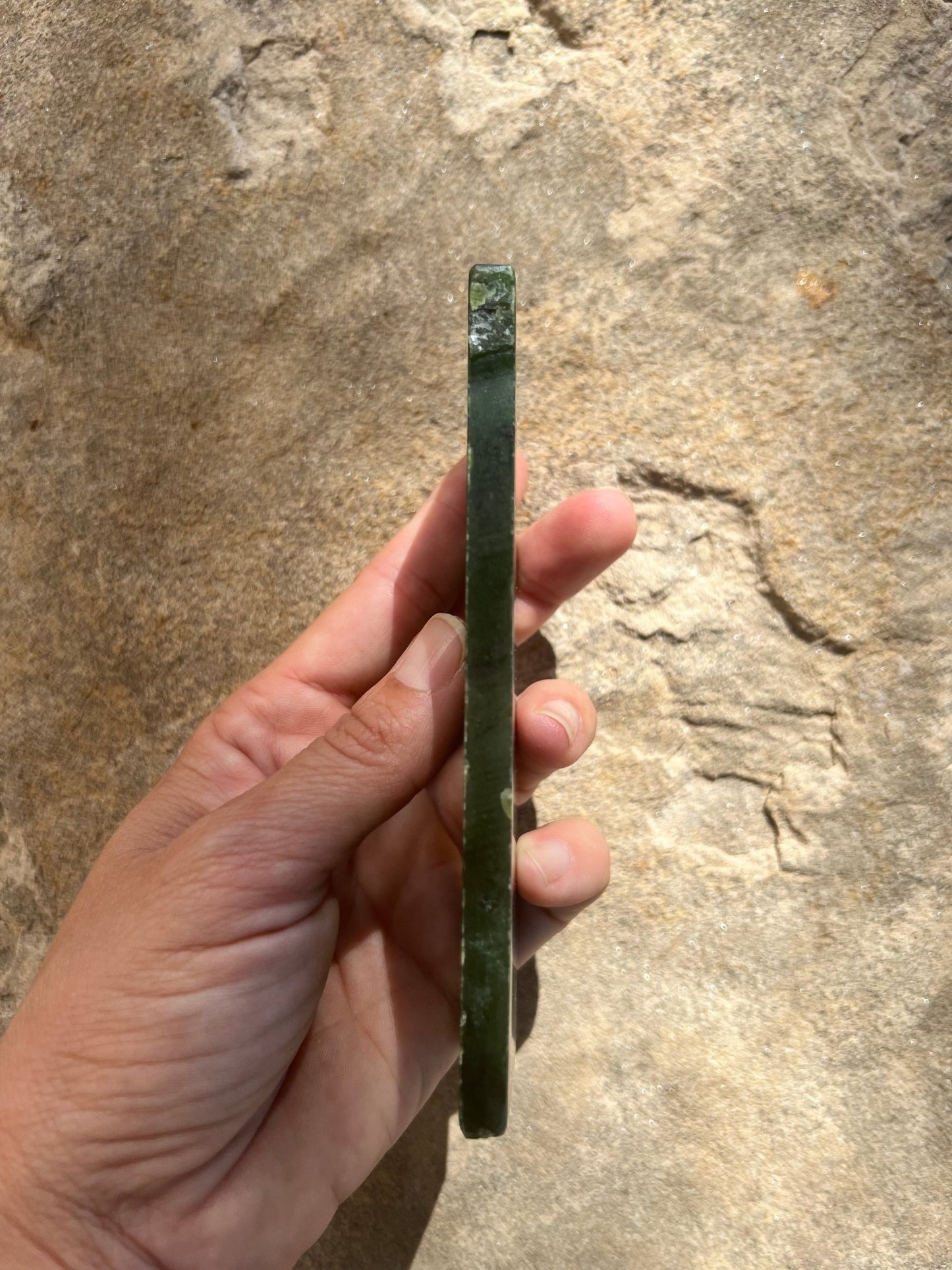 Canadian Nephrite Jade Slab 137g - Purple Door Alchemy