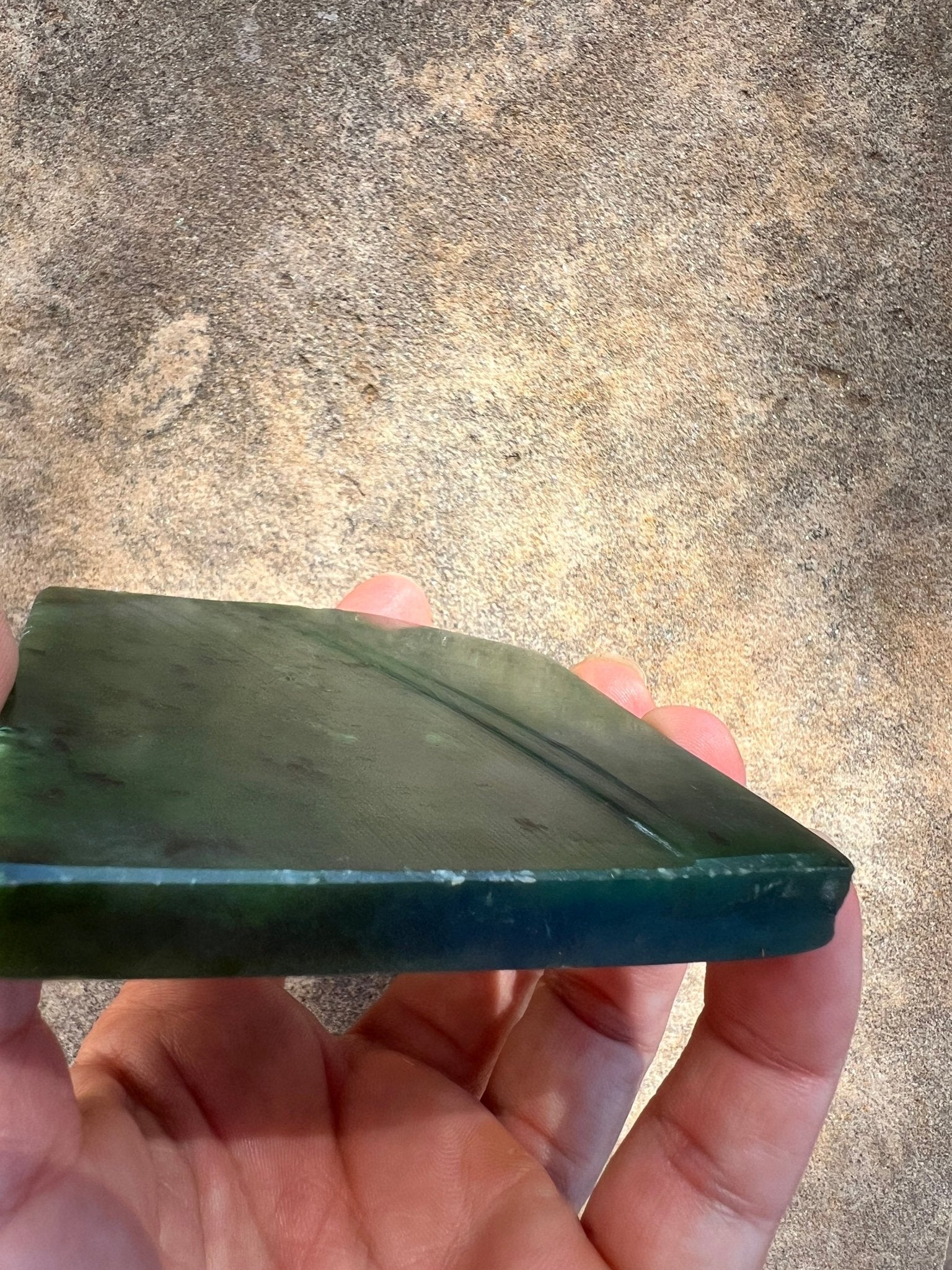 Canadian Nephrite Jade Slab 144g - Purple Door Alchemy