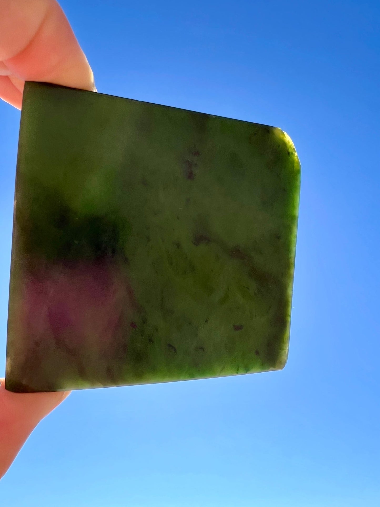 Canadian Nephrite Jade Slab 144g - Purple Door Alchemy