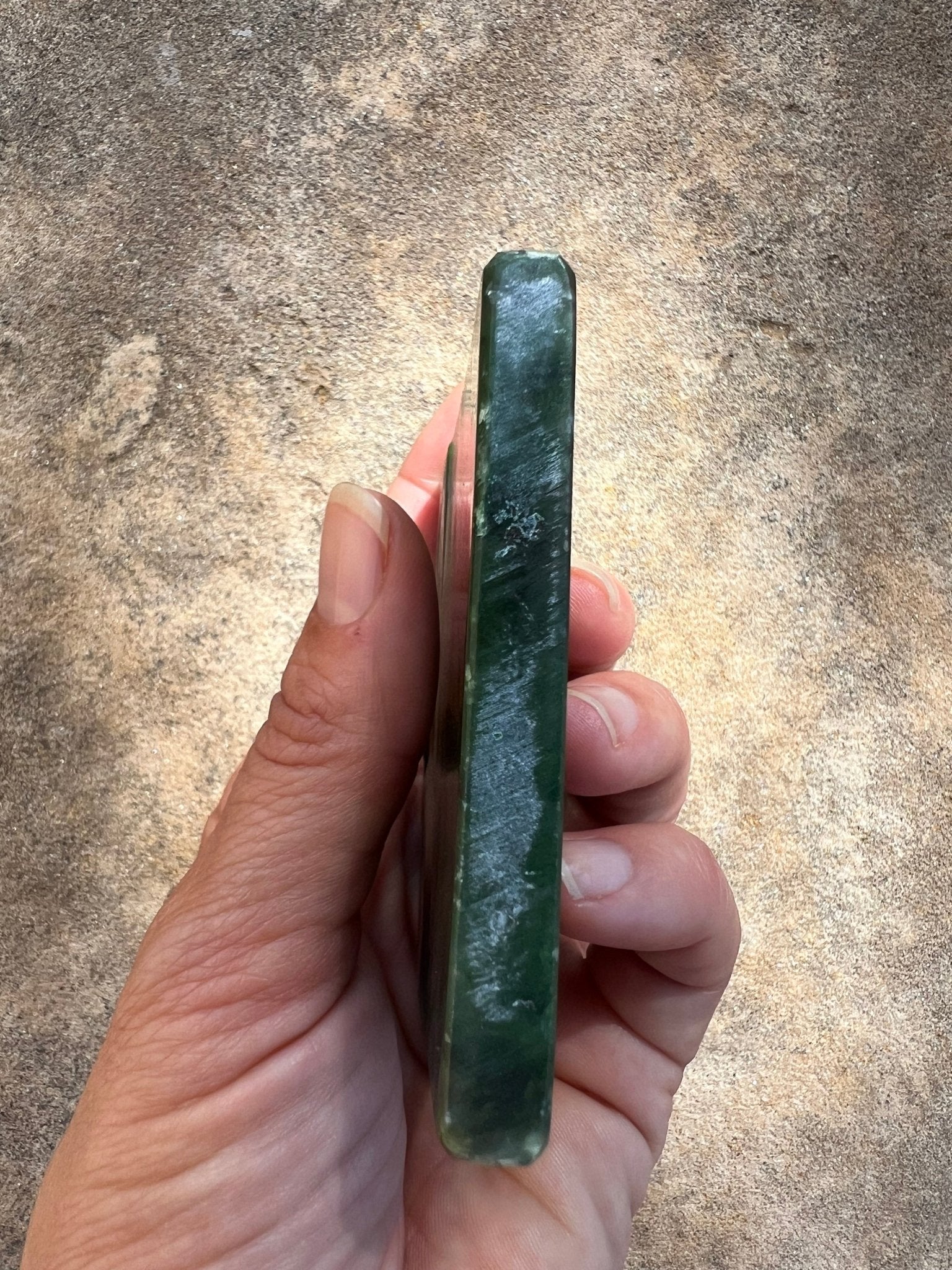 Canadian Nephrite Jade Slab 144g - Purple Door Alchemy
