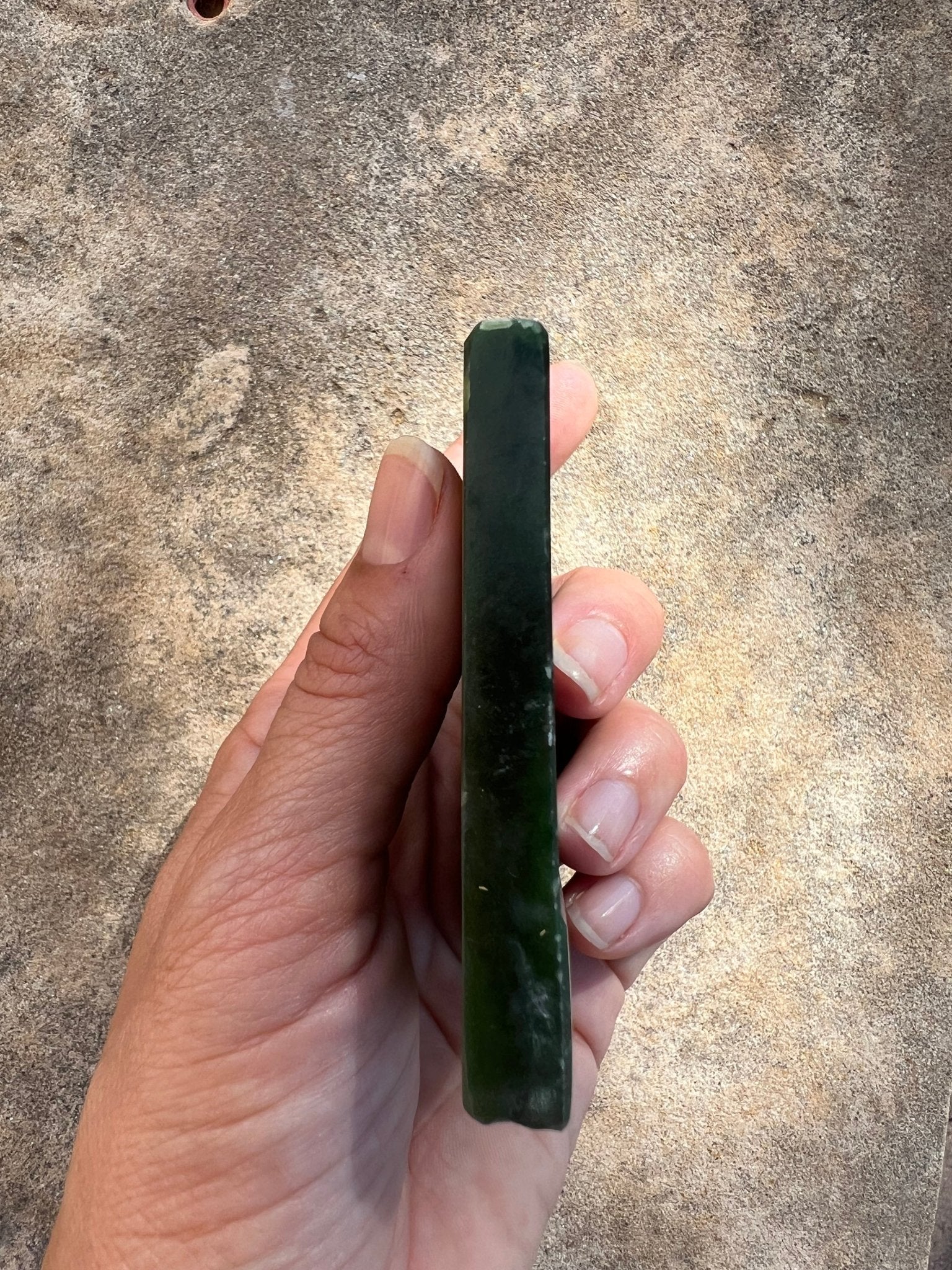 Canadian Nephrite Jade Slab 144g - Purple Door Alchemy