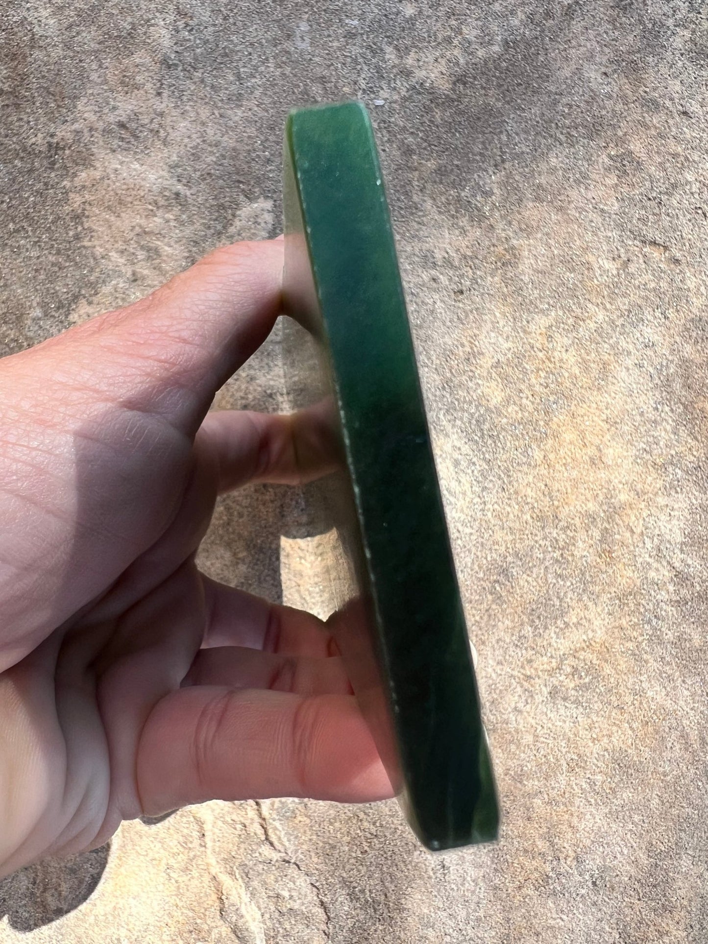 Canadian Nephrite Jade Slab 186g - Purple Door Alchemy