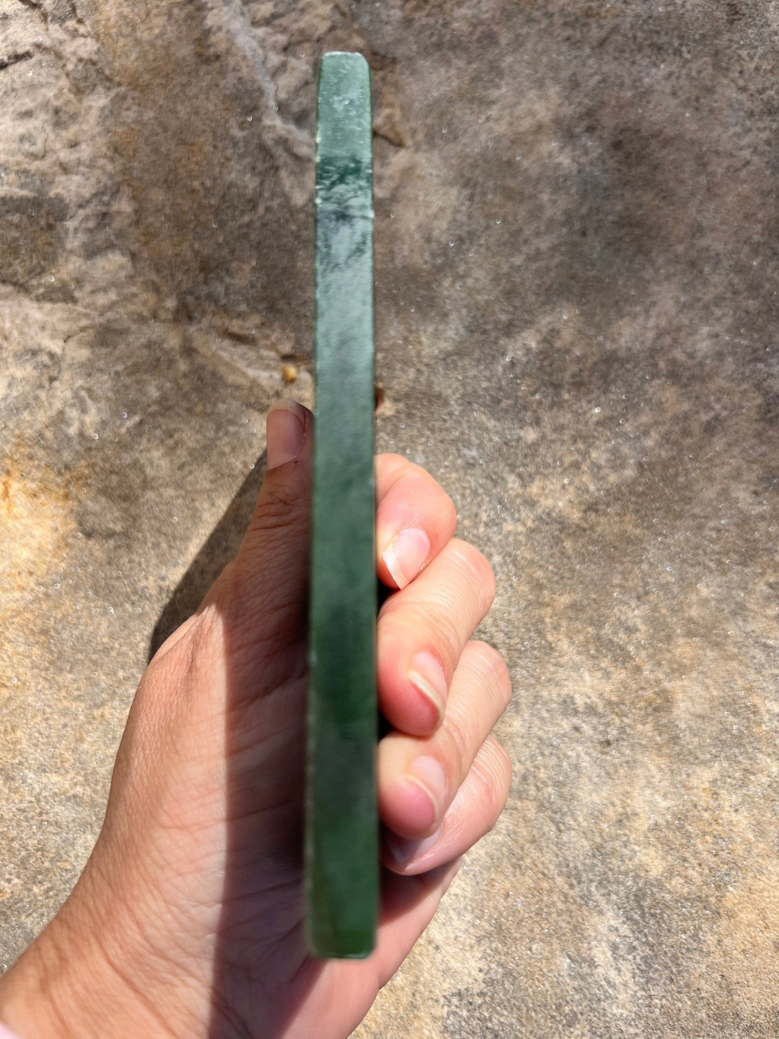 Canadian Nephrite Jade Slab 224g - Purple Door Alchemy