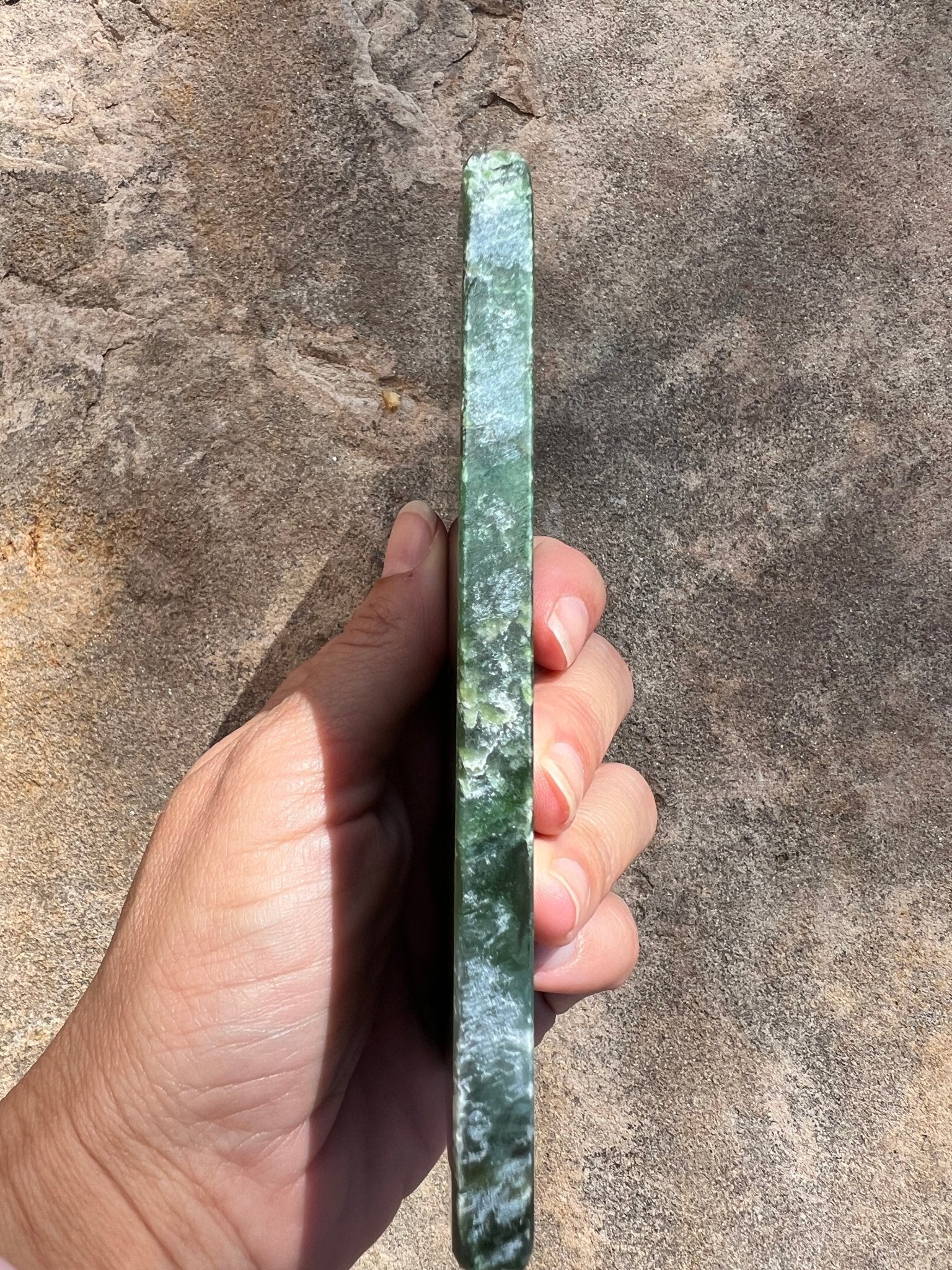 Canadian Nephrite Jade Slab 224g - Purple Door Alchemy