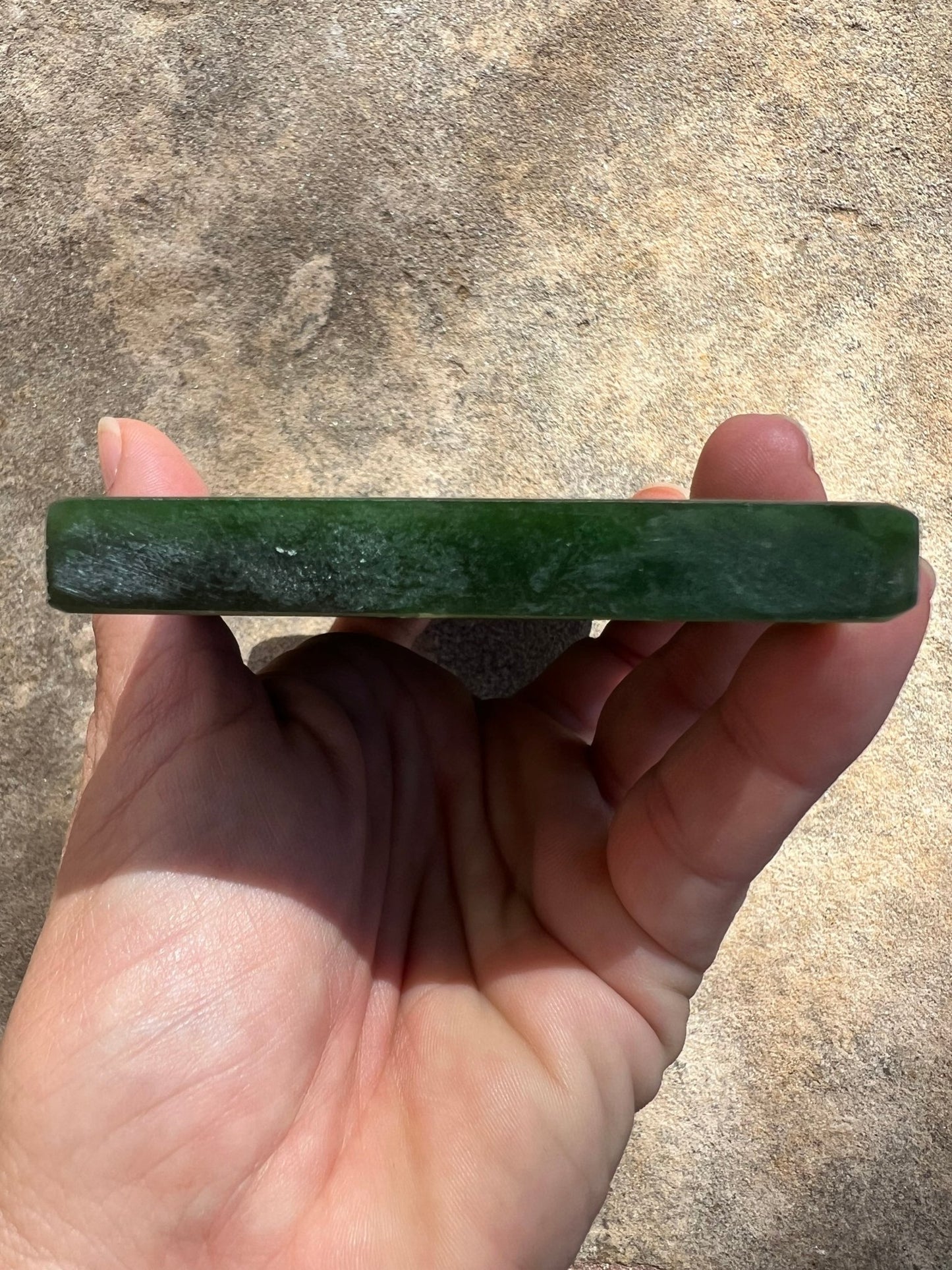 Canadian Nephrite Jade Slab 230g - Purple Door Alchemy