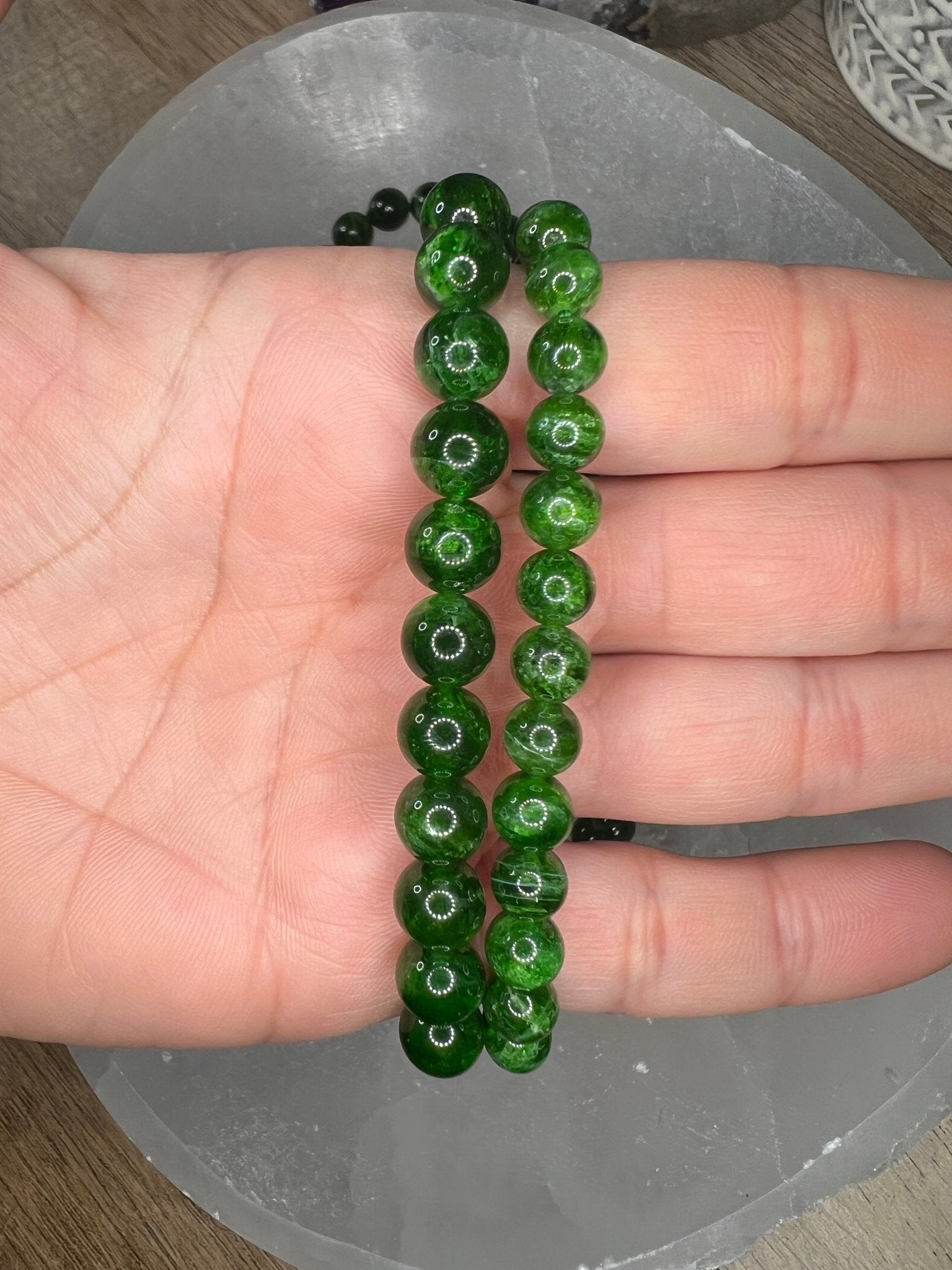 Chrome Diopside Bracelet - Purple Door Alchemy