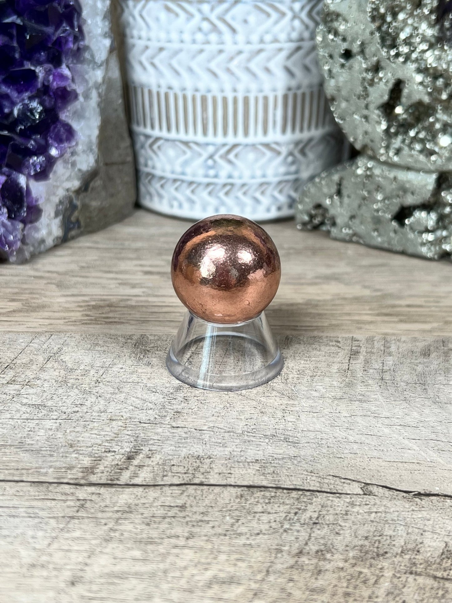 Copper Sphere 28mm (1.1 in) - Purple Door Alchemy