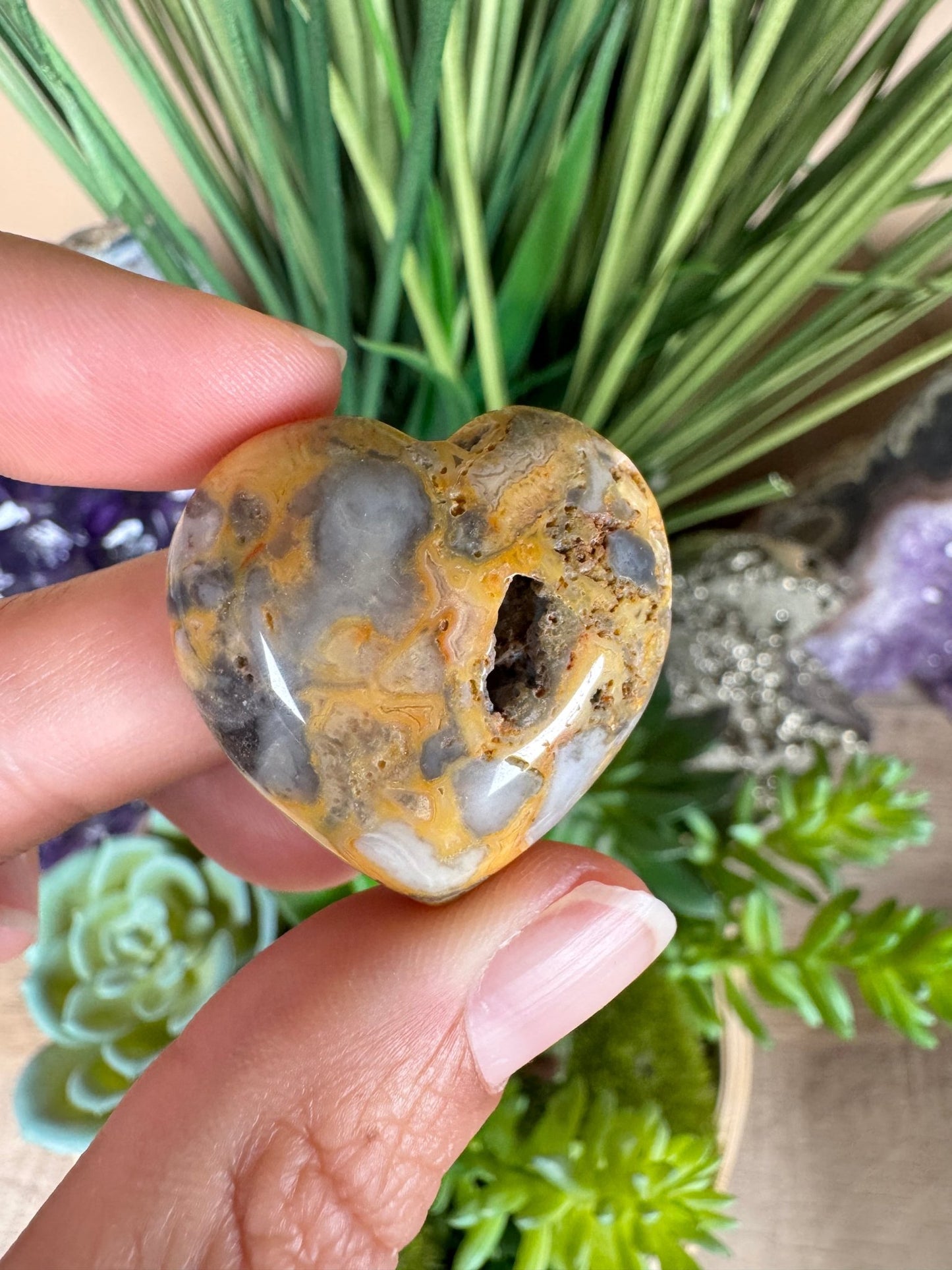 Crazy Lace Heart - Purple Door Alchemy