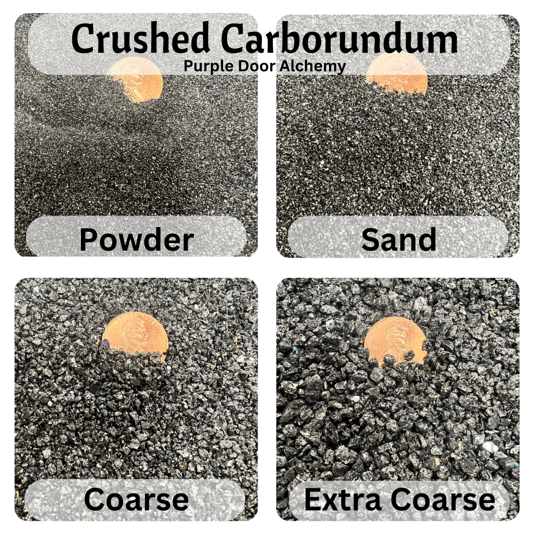 Crushed Carborundum (Silicon Carbide) - Purple Door Alchemy