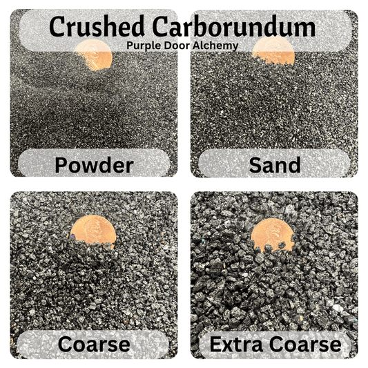 Crushed Carborundum (Silicon Carbide) - Purple Door Alchemy