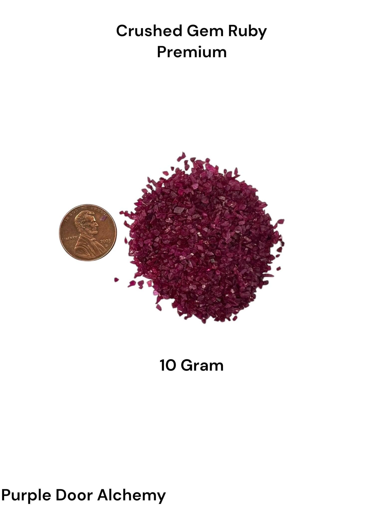 Crushed Gem Ruby - Premium - Purple Door Alchemy