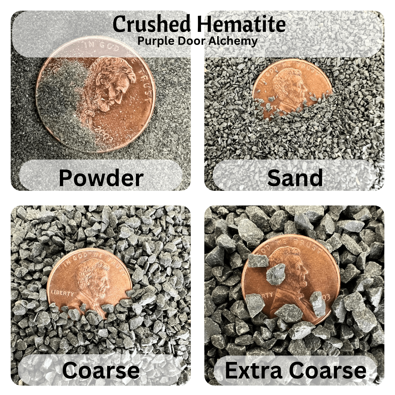 Crushed Hematite - Purple Door Alchemy