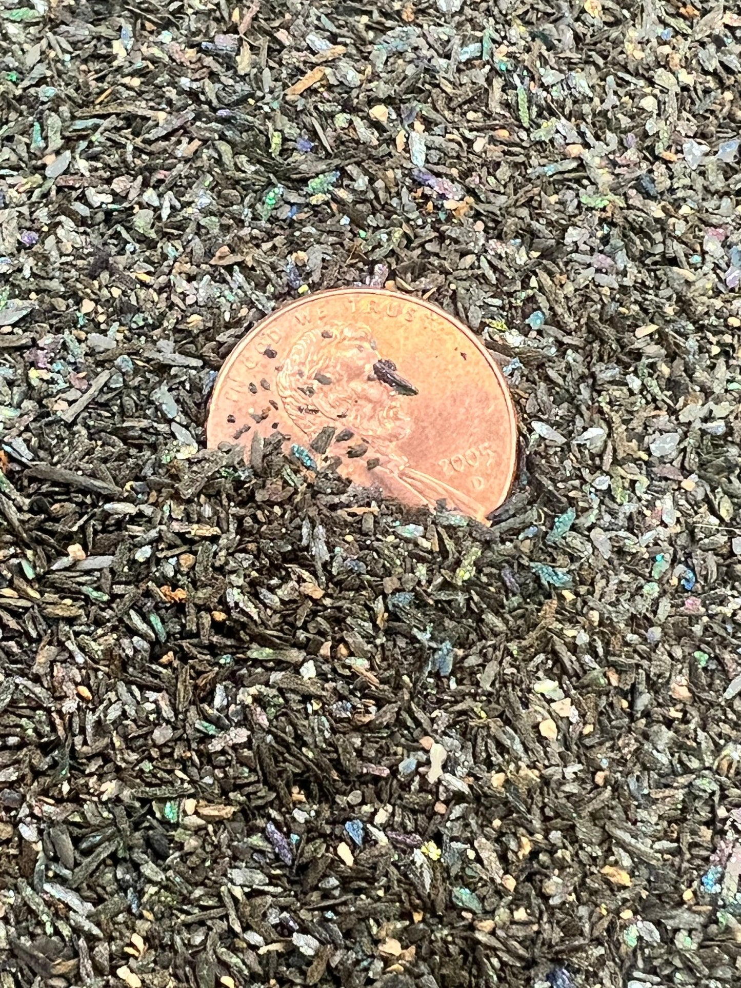 Crushed Iridescent Rainbow Hematite - Purple Door Alchemy