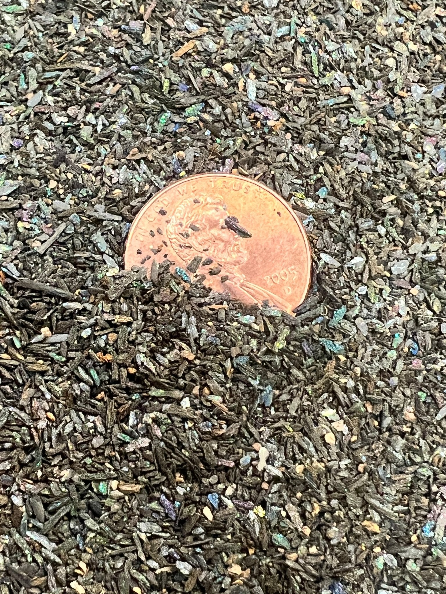 Crushed Iridescent Rainbow Hematite - Purple Door Alchemy