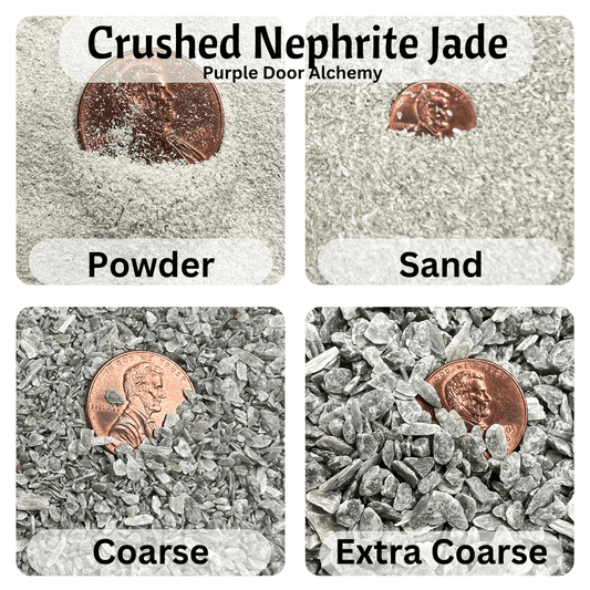 Crushed Nephrite Jade - Purple Door Alchemy