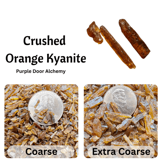 Crushed Orange Kyanite - Premium - Purple Door Alchemy