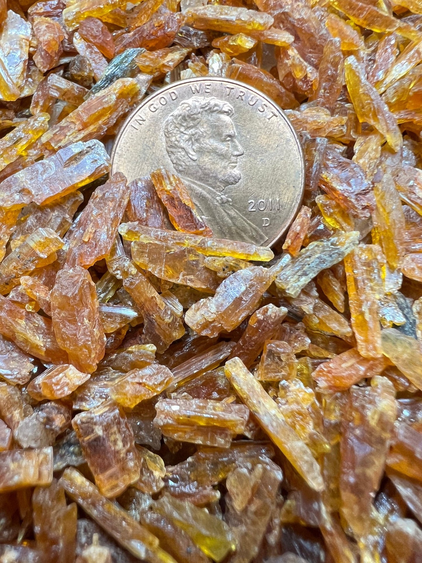 Crushed Orange Kyanite - Premium - Purple Door Alchemy