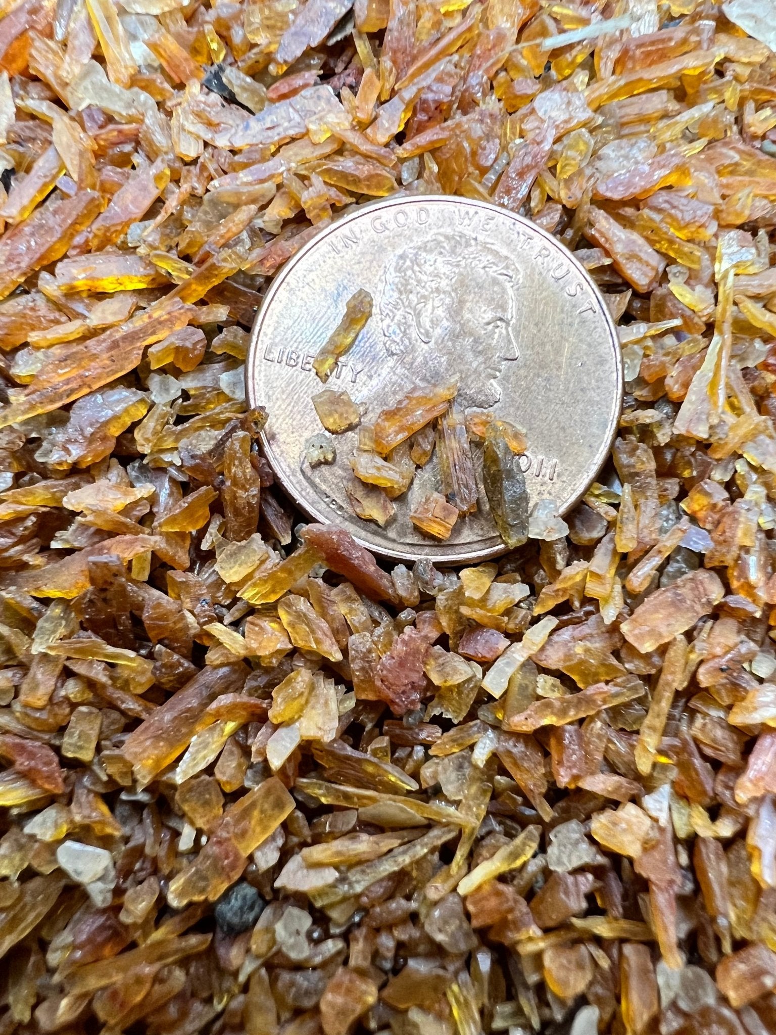 Crushed Orange Kyanite - Premium - Purple Door Alchemy