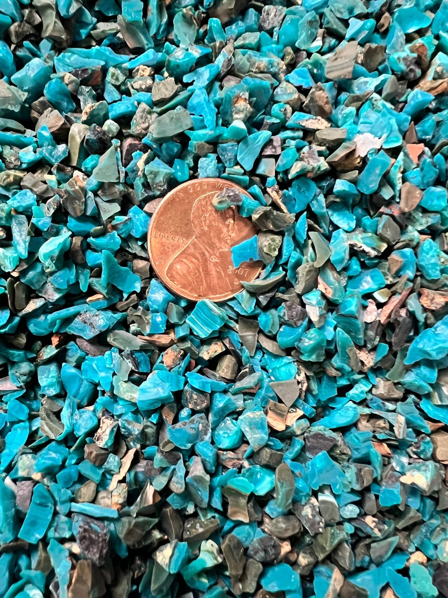 Crushed Peruvian Blue Opal - Purple Door Alchemy