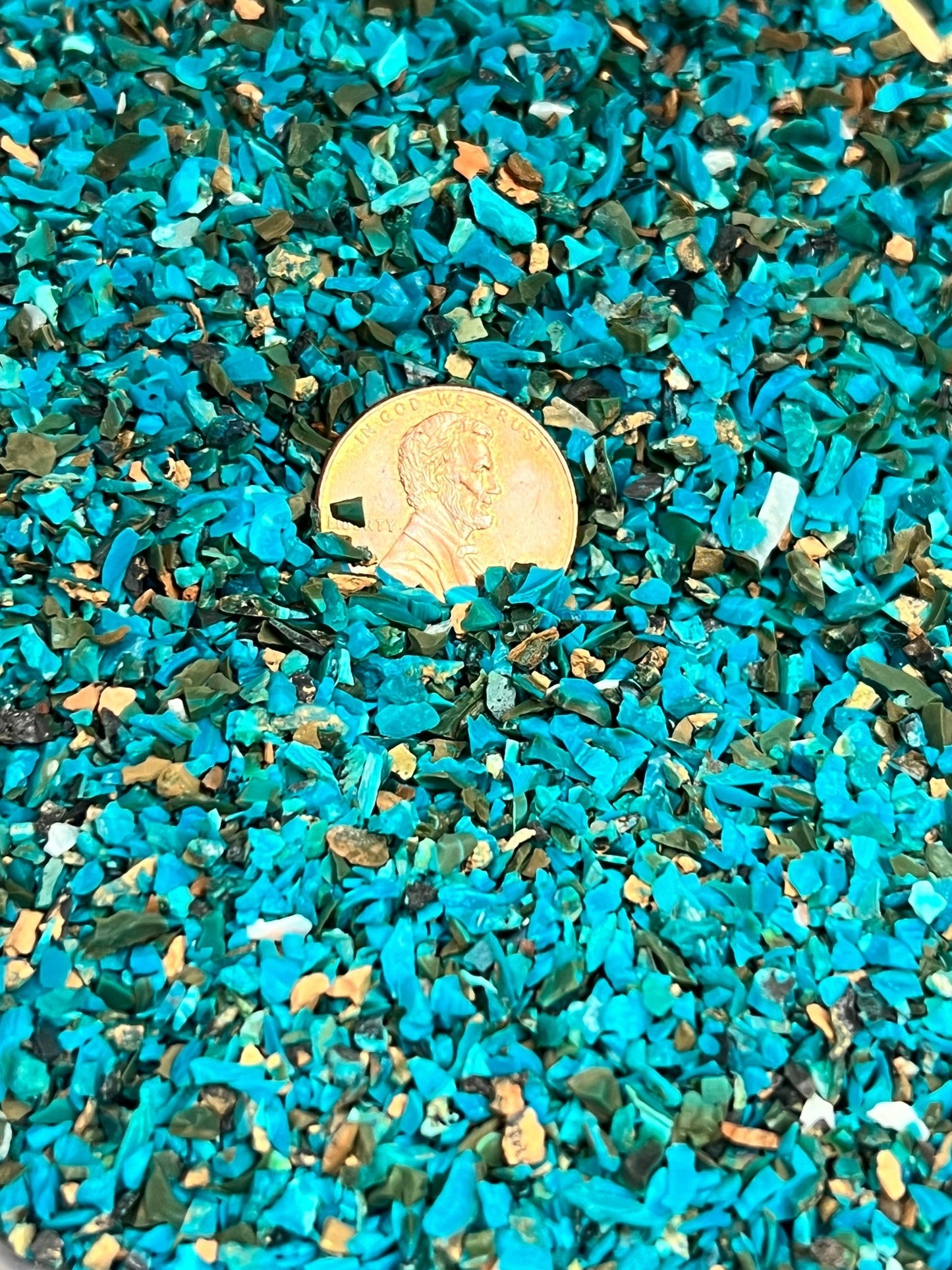 Crushed Peruvian Blue Opal - Purple Door Alchemy