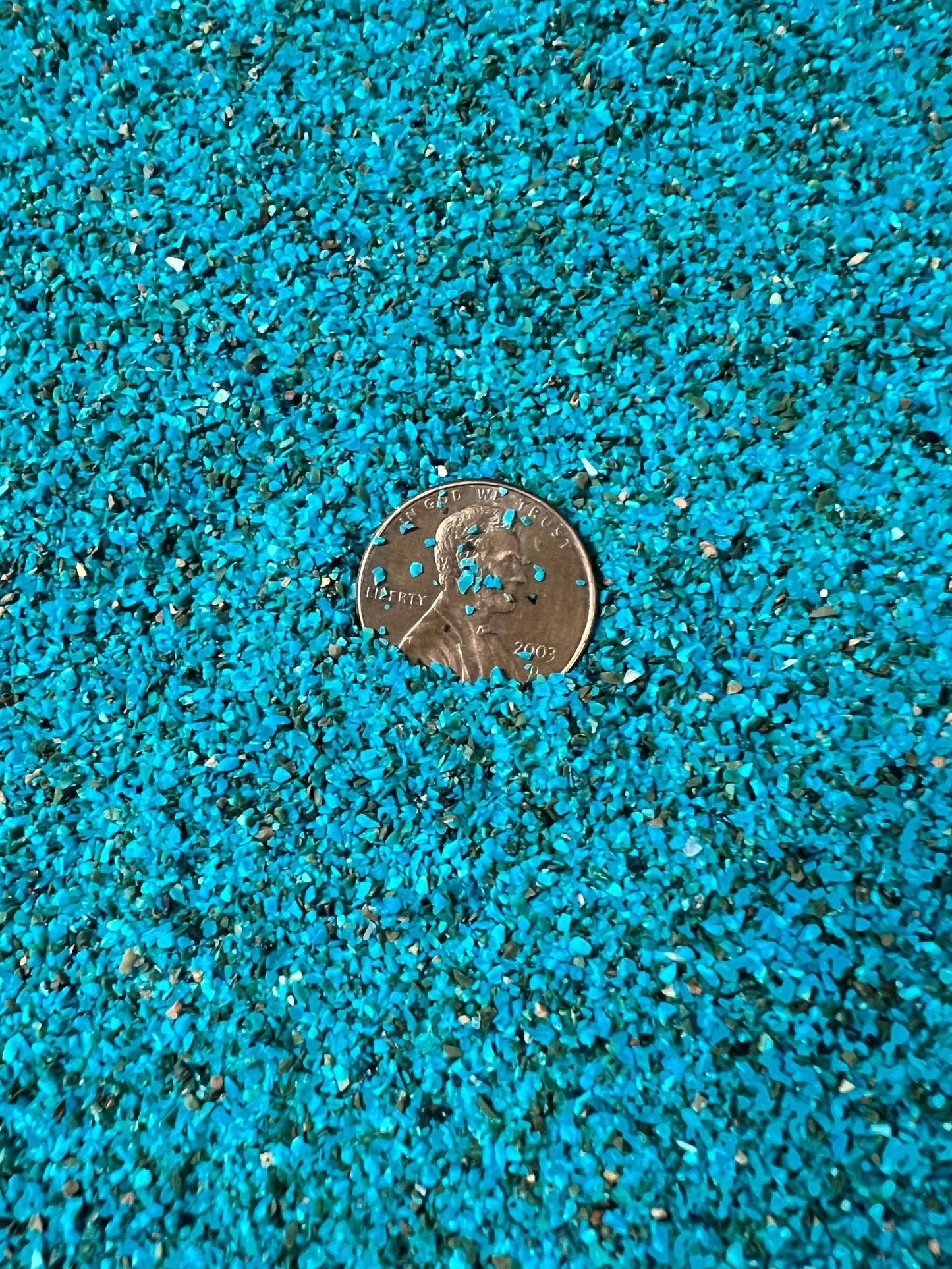 Crushed Peruvian Blue Opal - Purple Door Alchemy