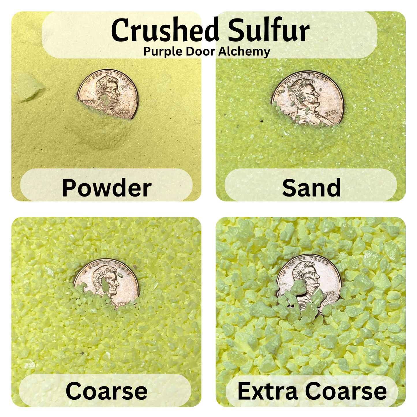 Crushed Sulfur - Purple Door Alchemy