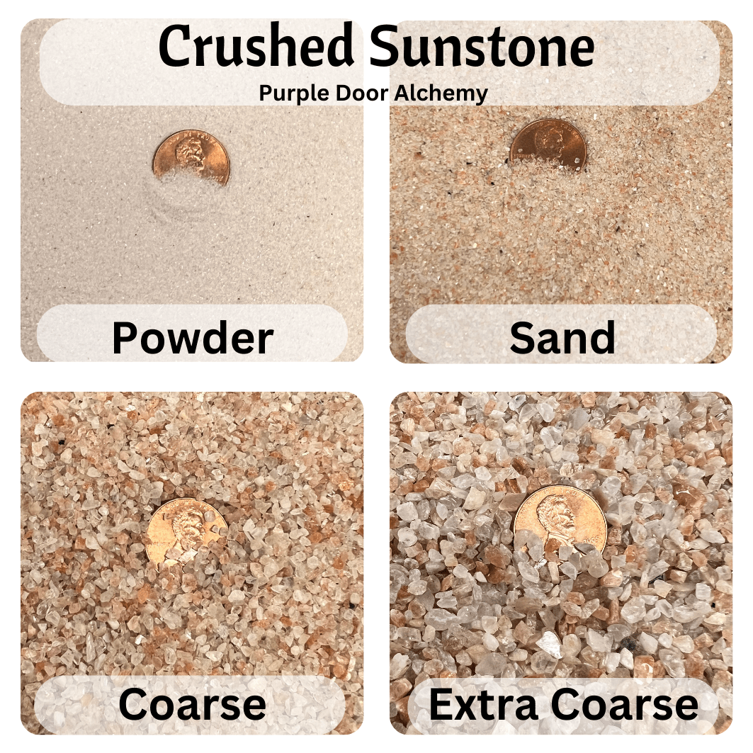 Crushed Sunstone - Purple Door Alchemy