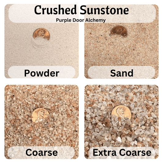 Crushed Sunstone - Purple Door Alchemy