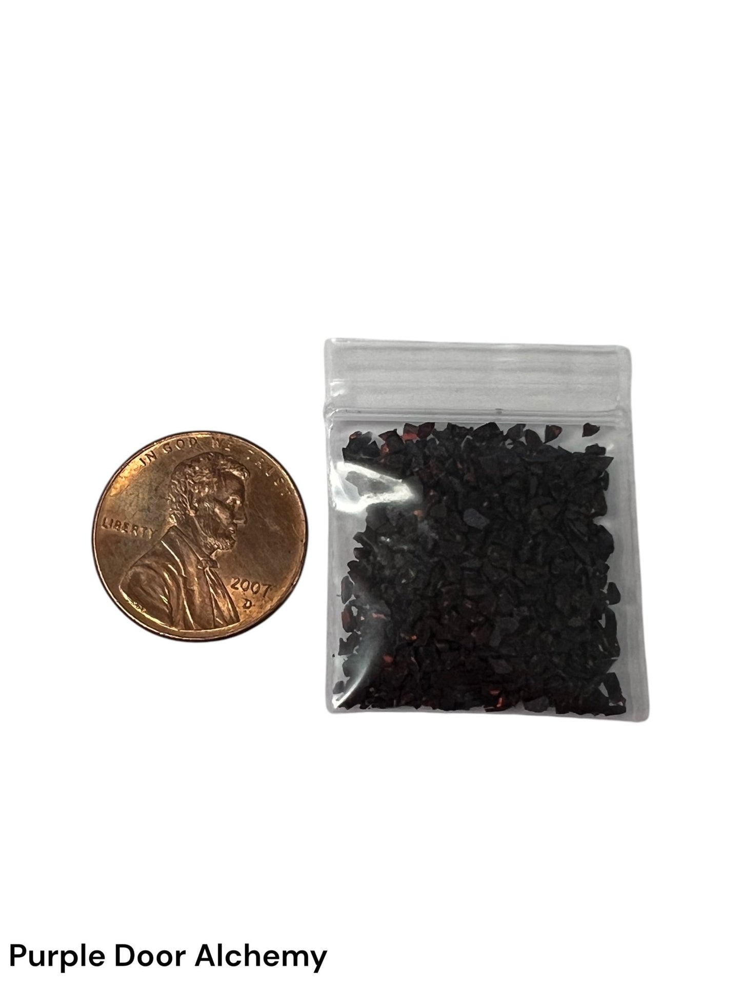 Crushed Synthetic Black Opal - Bello Opal - OP89 - Purple Door Alchemy