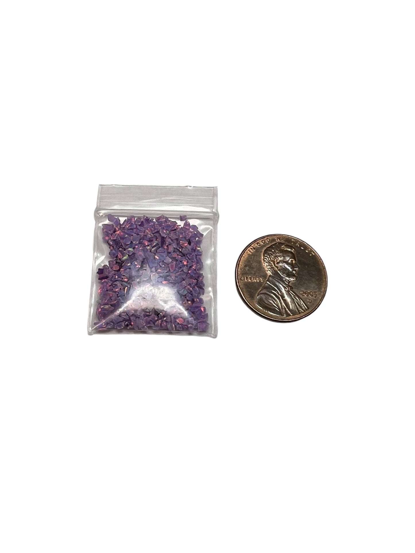 Crushed Synthetic Lavender Opal - Purple Door Alchemy