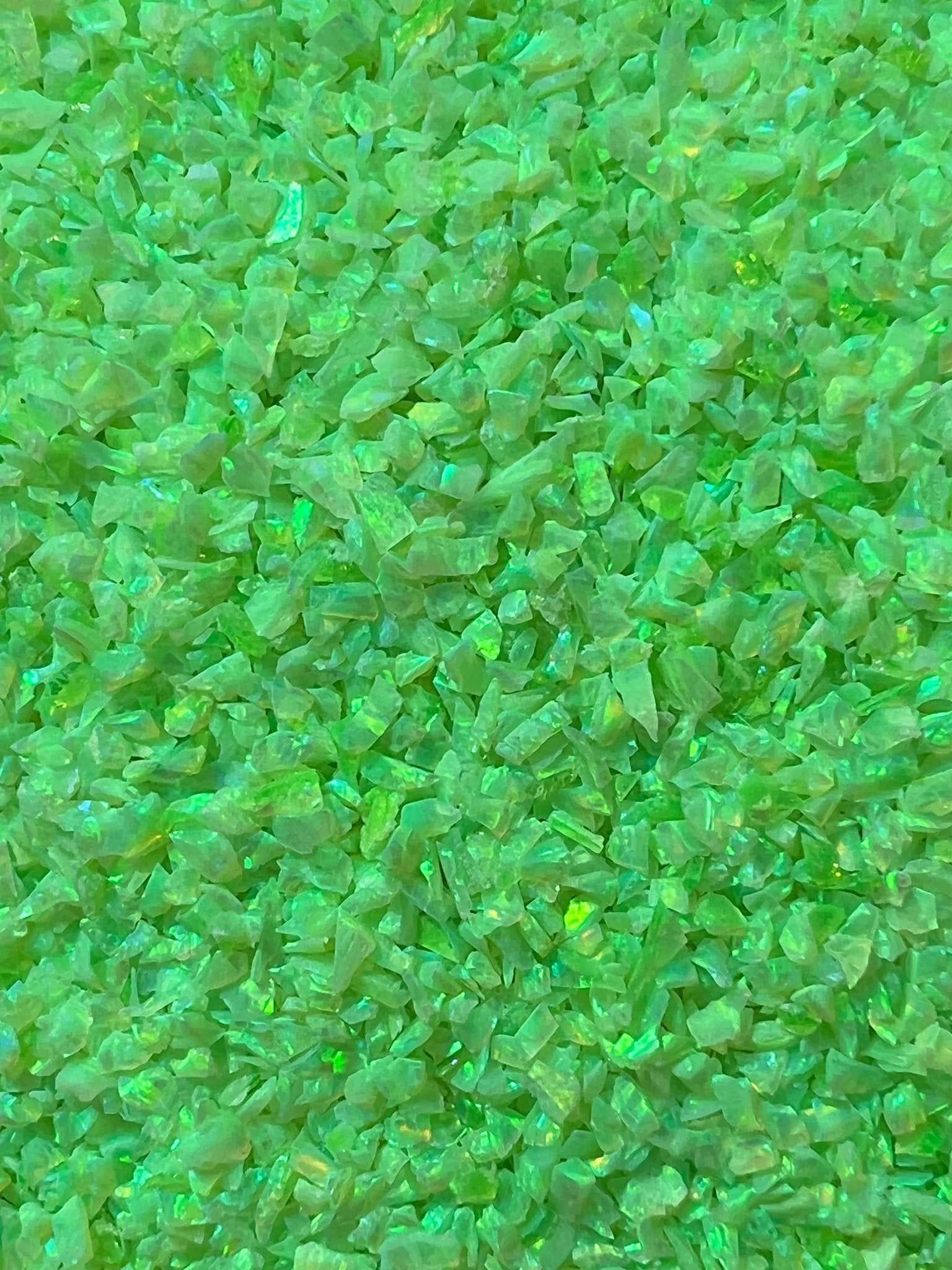 Crushed Synthetic Spring Bud Opal - Bello Opal - OP68 - Purple Door Alchemy