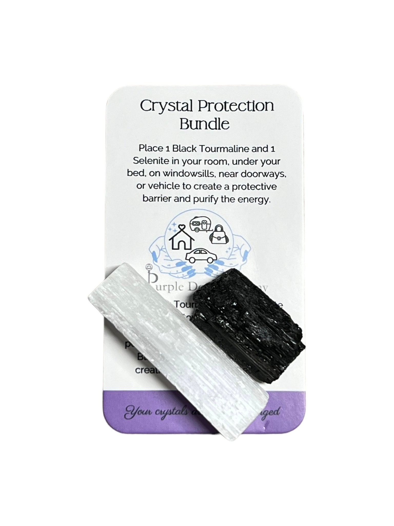 Crystal Protection Bundle - Purple Door Alchemy
