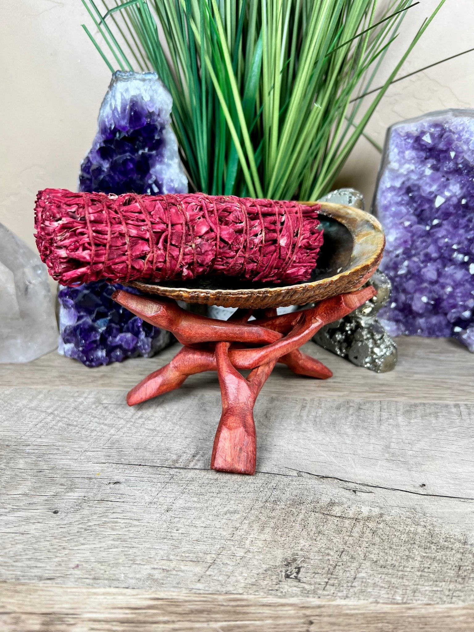 Dragon's Blood White Sage Smudge Stick - Purple Door Alchemy