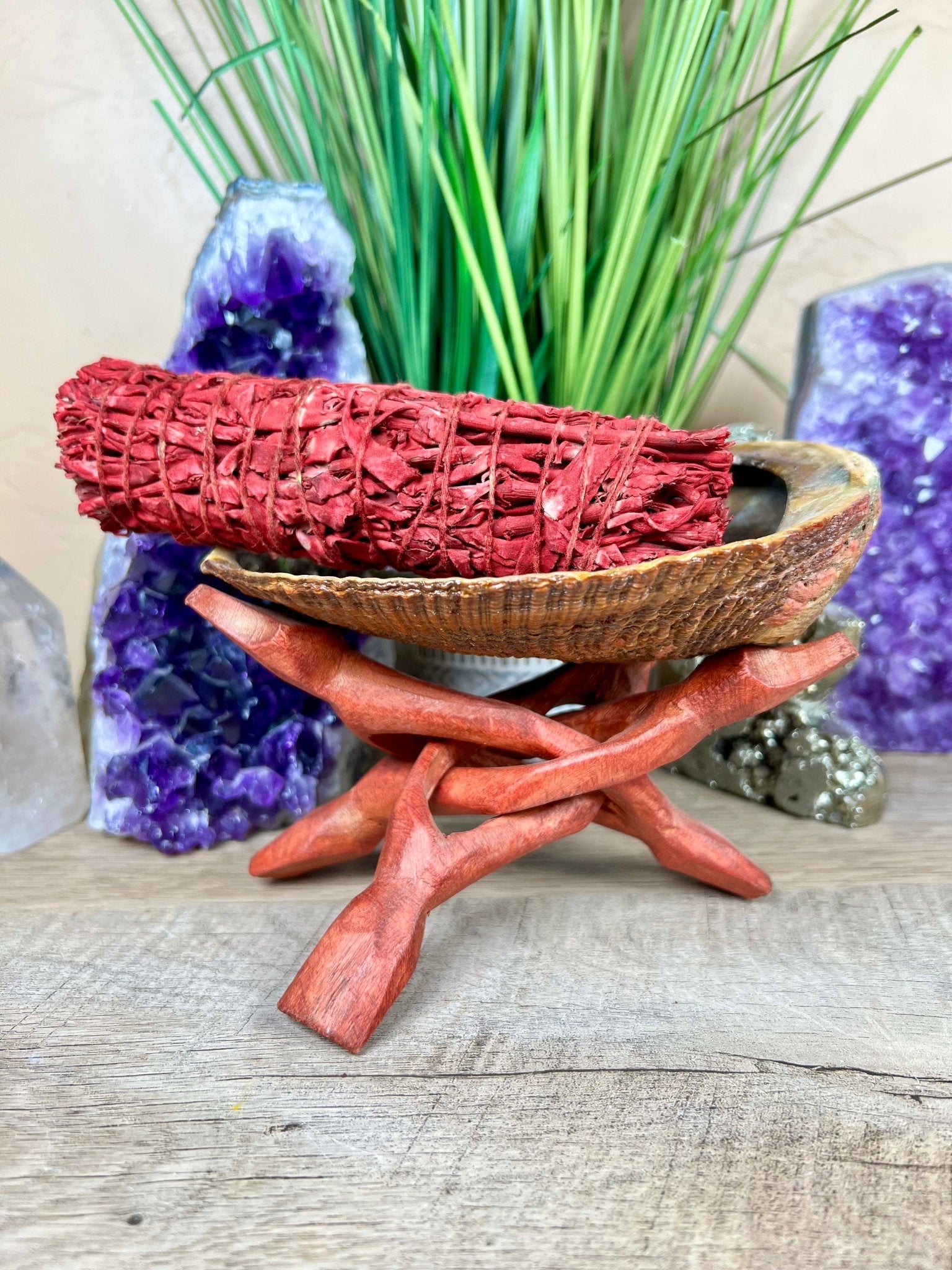Dragon's Blood White Sage Smudge Stick - Purple Door Alchemy