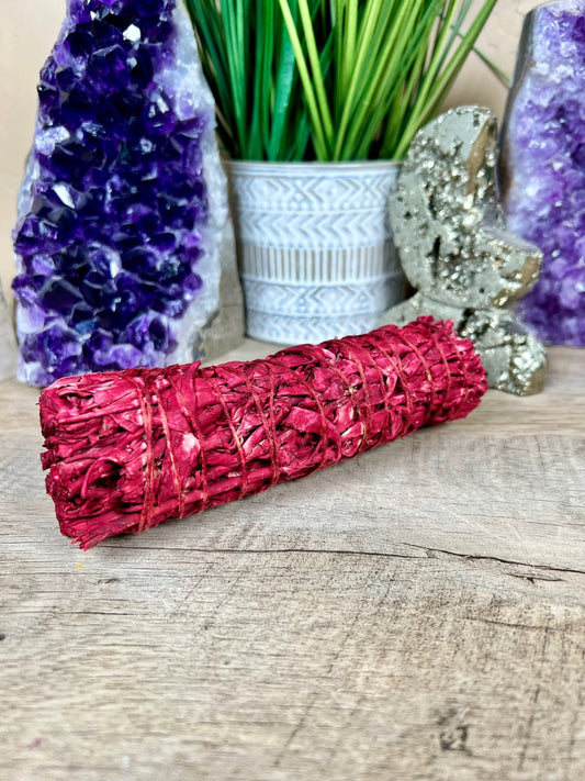 Dragon's Blood White Sage Smudge Stick - Purple Door Alchemy