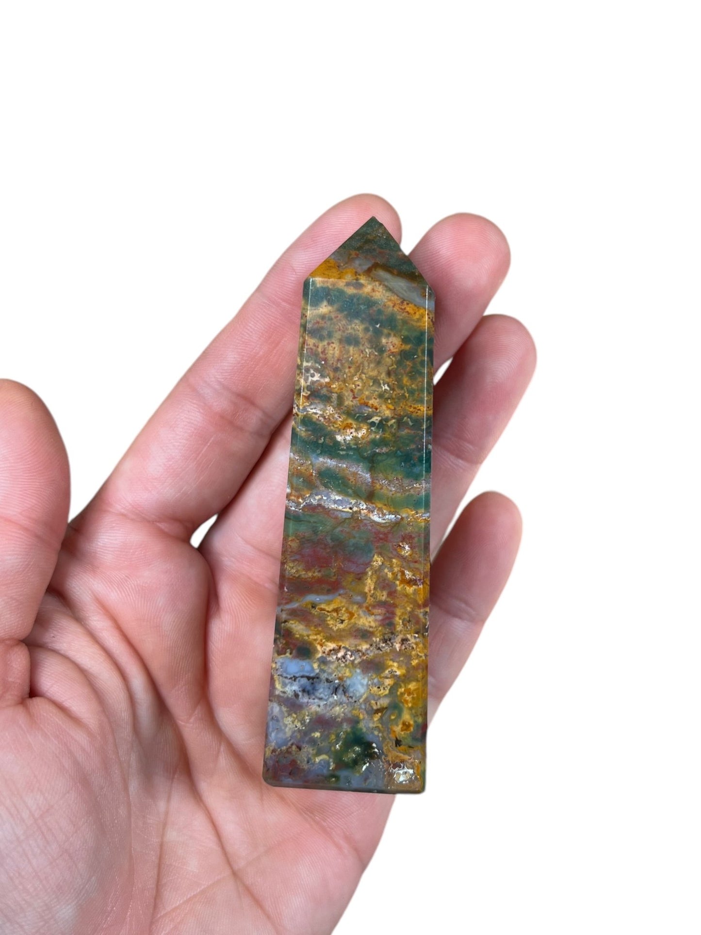 Fancy Jasper Obelisk - Purple Door Alchemy