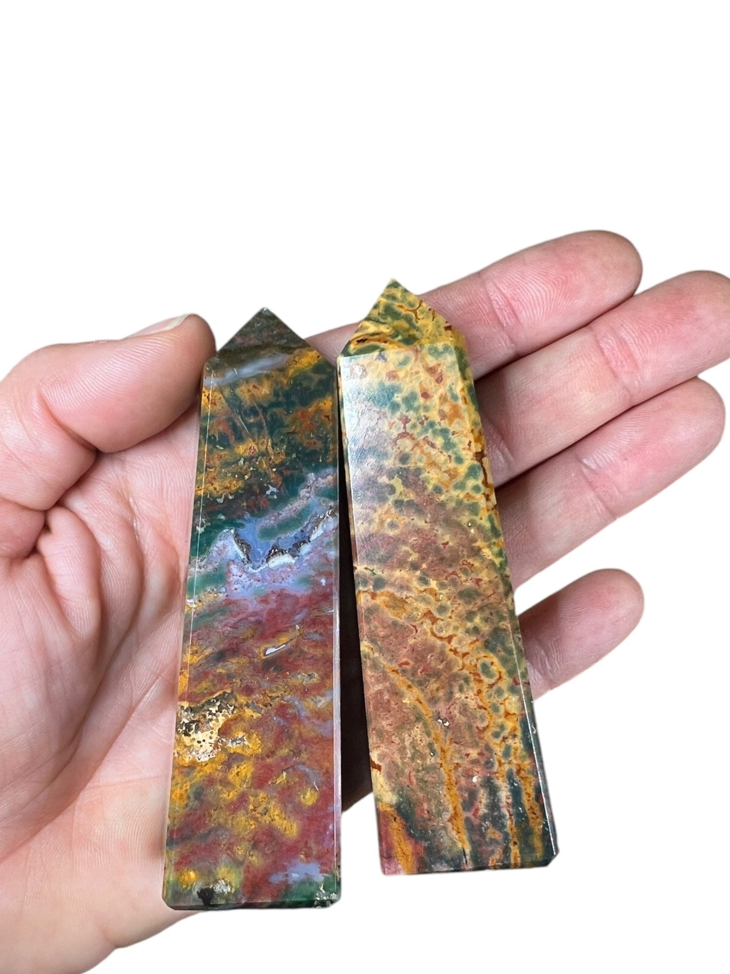 Fancy Jasper Obelisk - Purple Door Alchemy