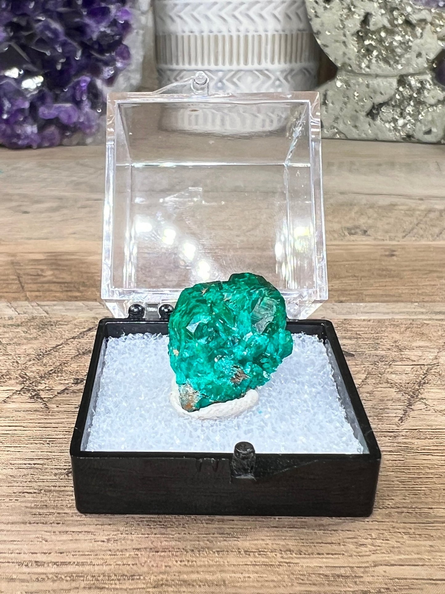 Gemmy Dioptase Small Specimen 5.02g - Purple Door Alchemy