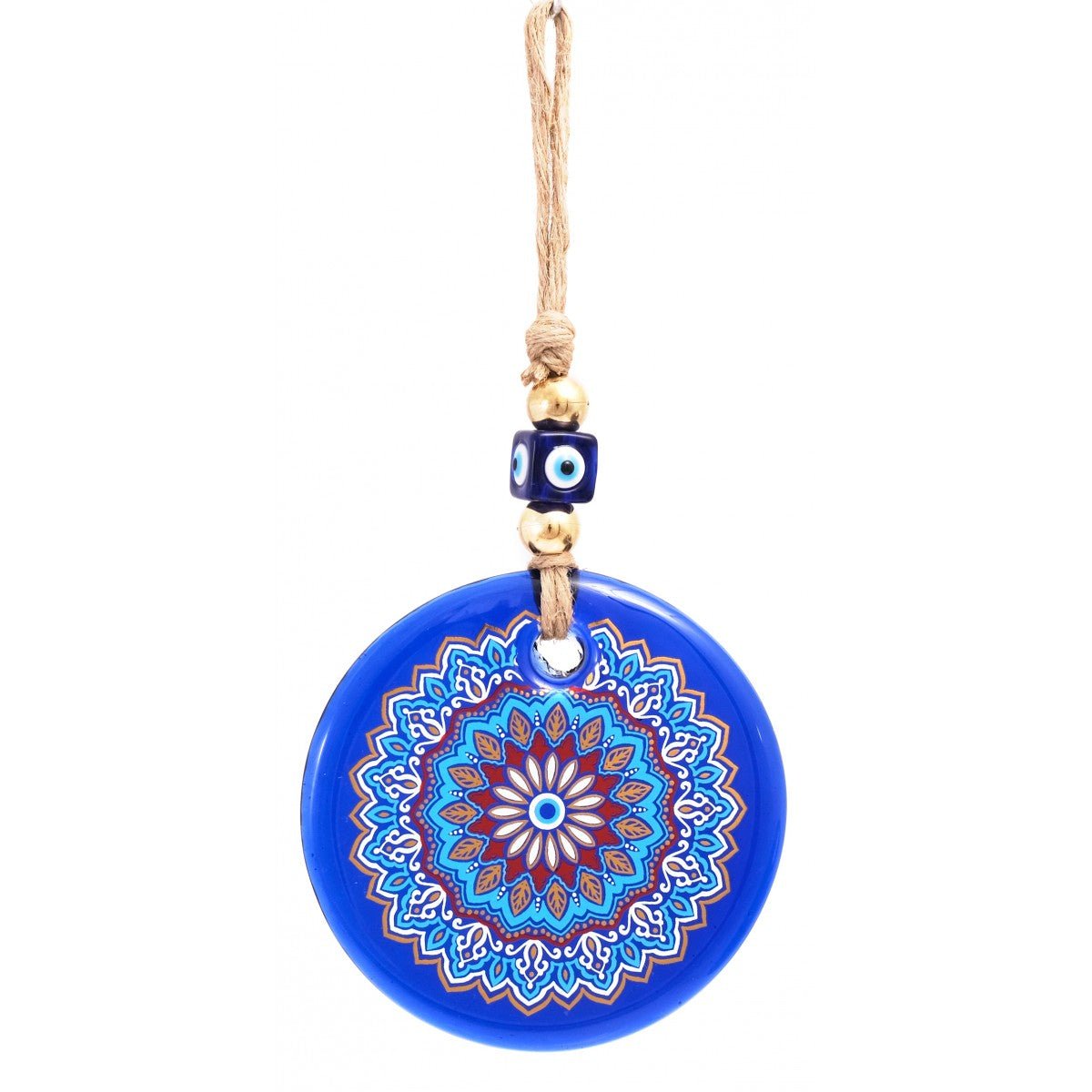 Glass Mandala Evil Eye - Purple Door Alchemy