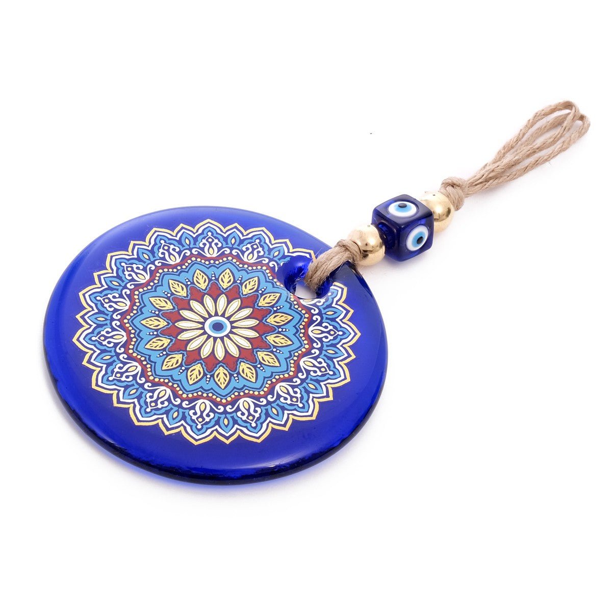 Glass Mandala Evil Eye - Purple Door Alchemy