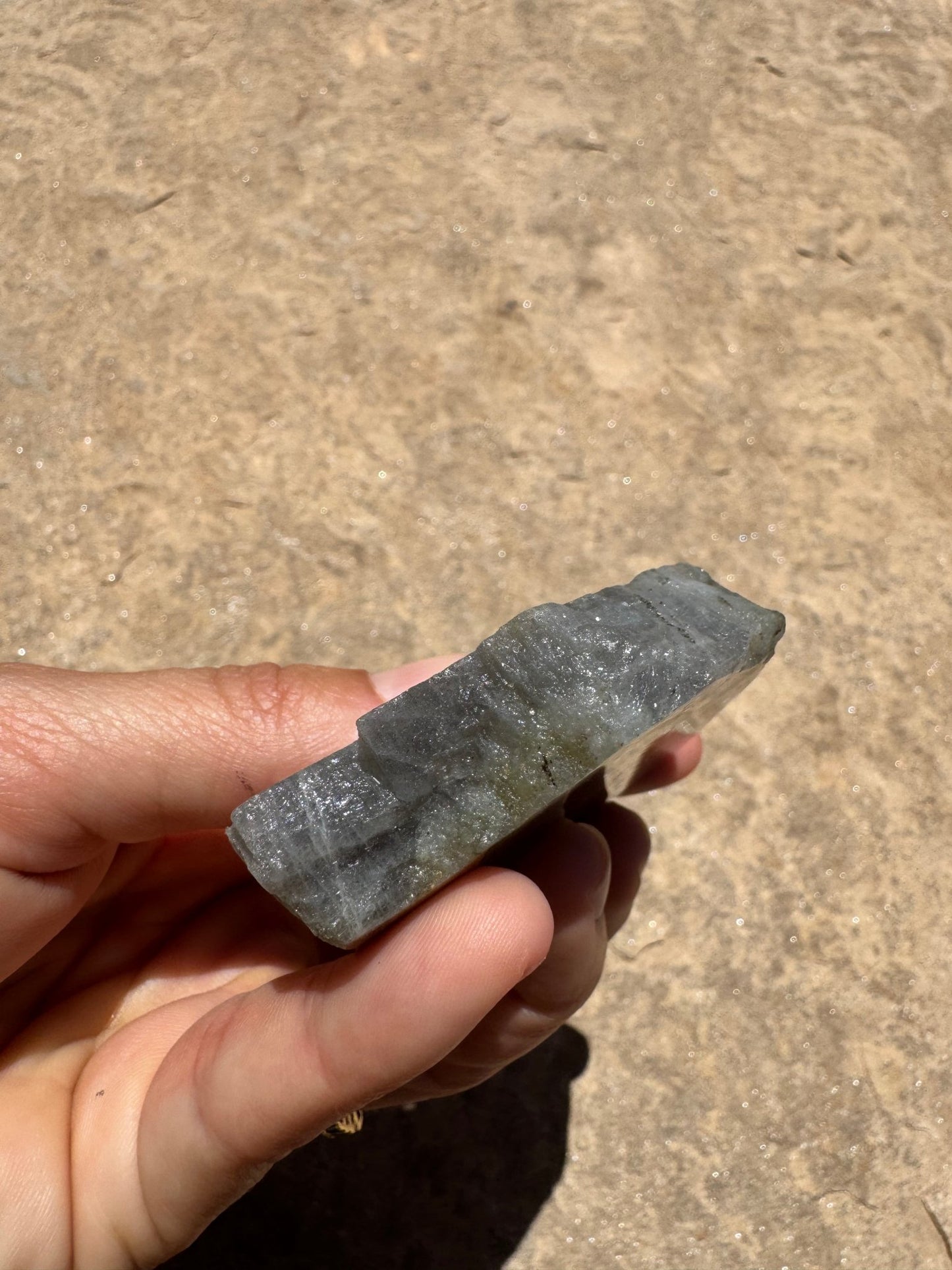 Golden Flash Labradorite Polished Slab 137g - Purple Door Alchemy