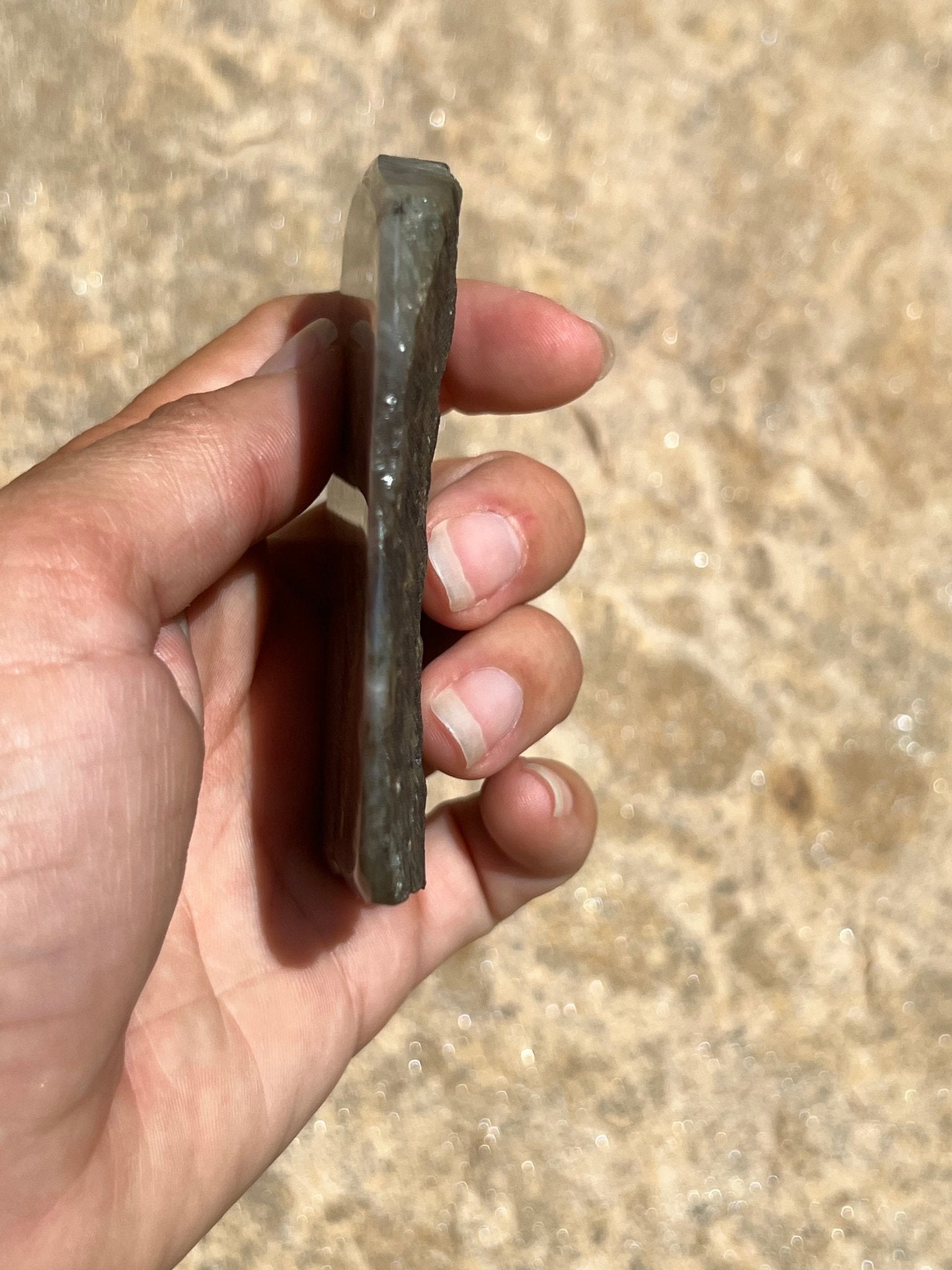 Golden Flash Labradorite Polished Slab 90g - Purple Door Alchemy