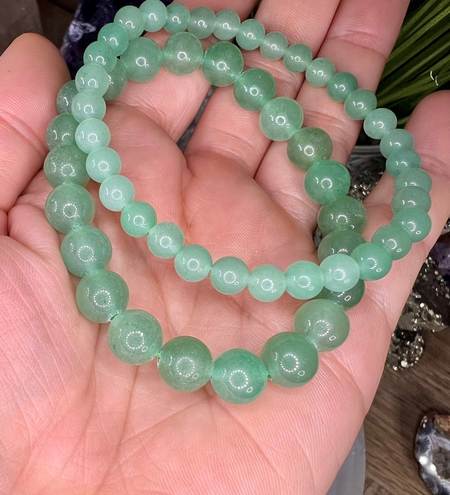 Green Aventurine Bracelet - Purple Door Alchemy