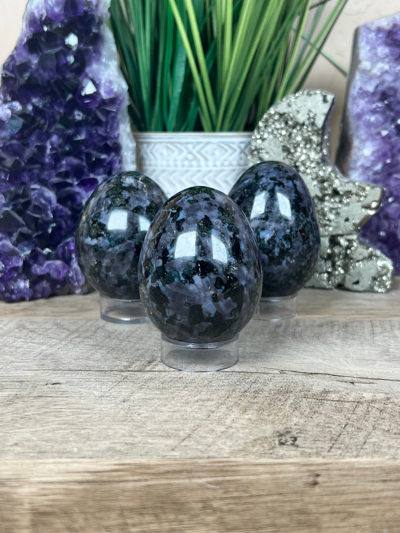 Indigo Gabbro Egg - Purple Door Alchemy