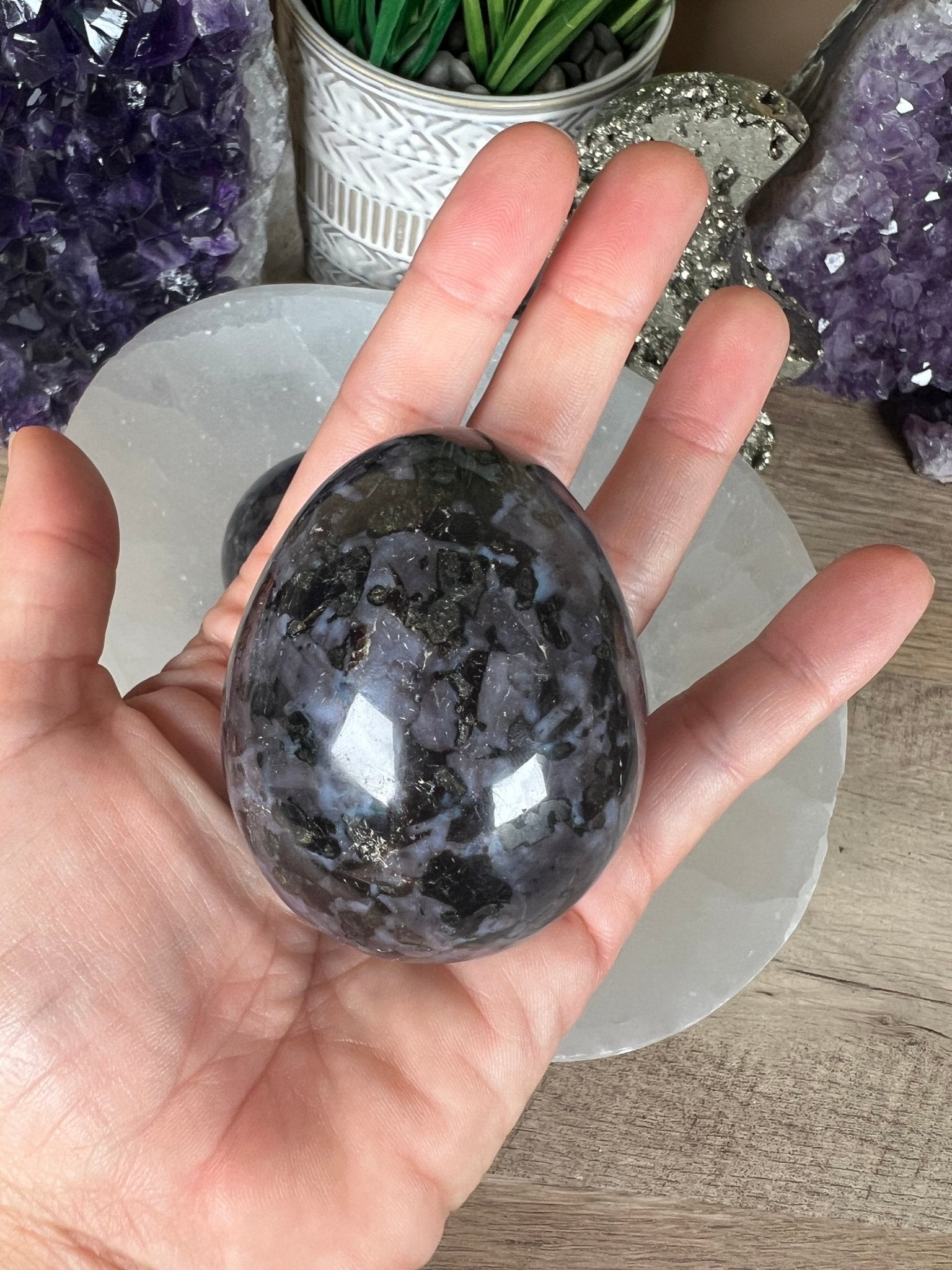 Indigo Gabbro Egg - Purple Door Alchemy