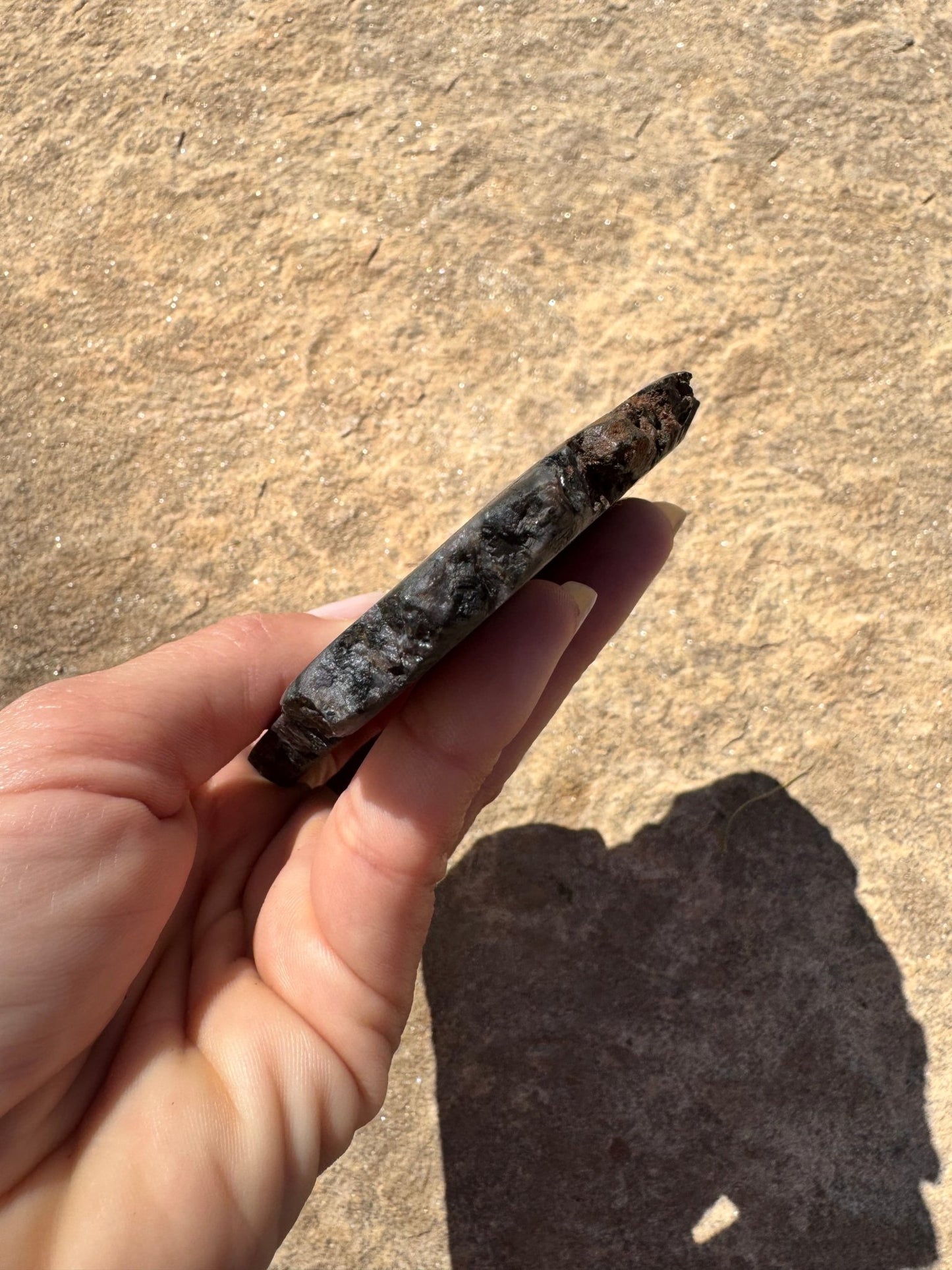 Indigo Gabbro Slab 164g - Purple Door Alchemy