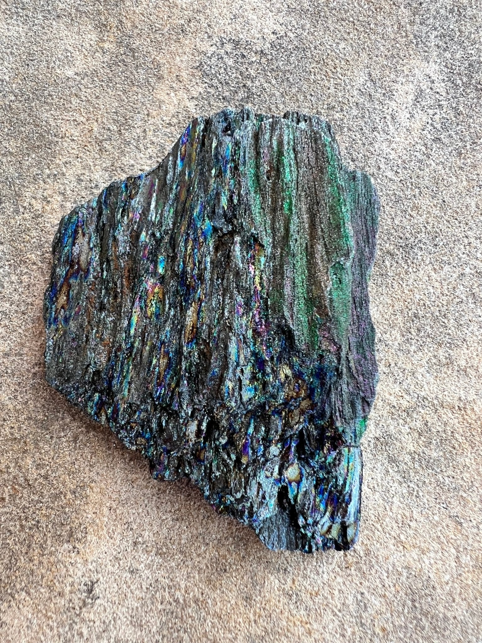 Iridescent Rainbow Hematite Specimen 2 - Purple Door Alchemy