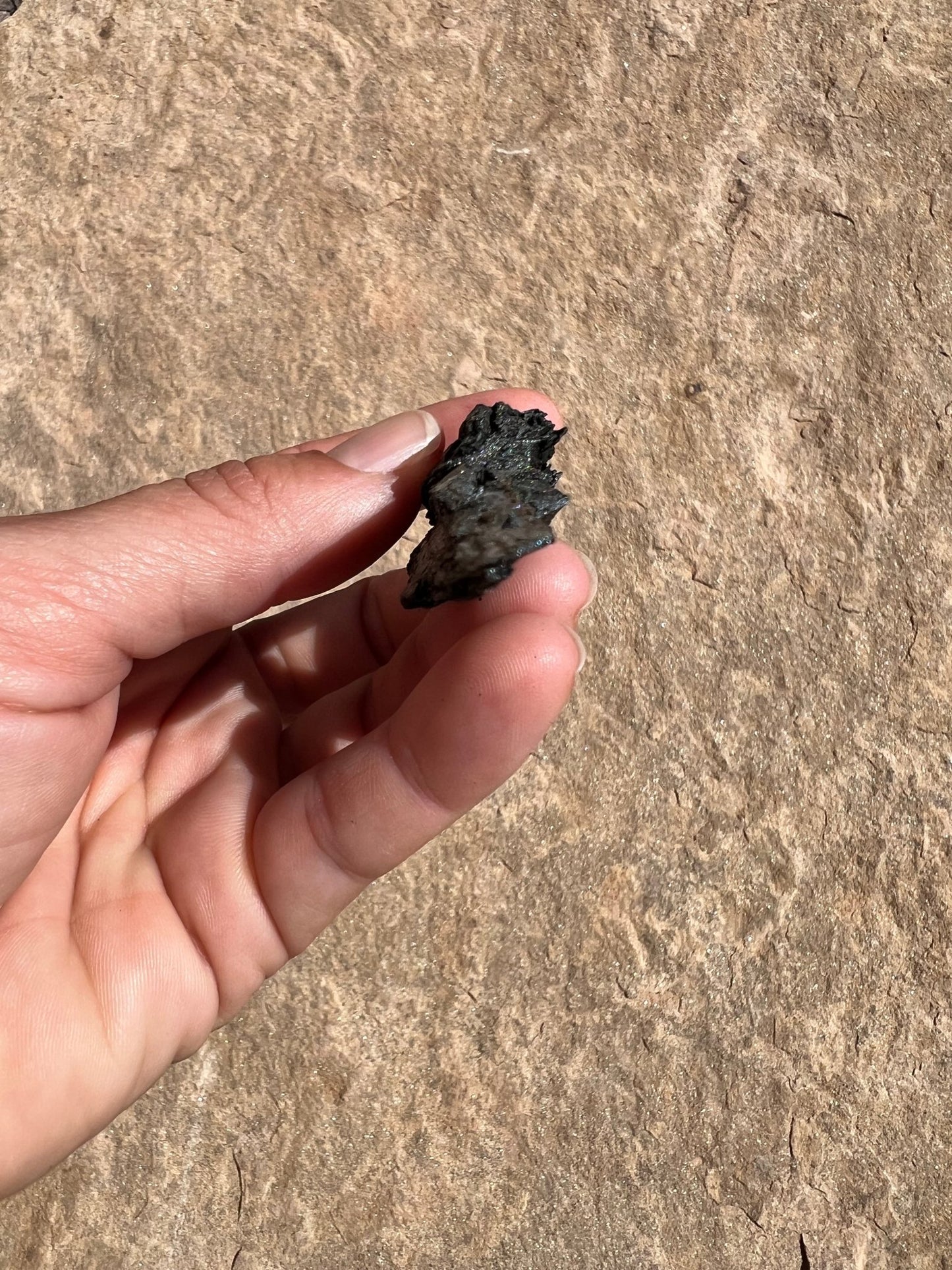 Iridescent Rainbow Hematite Specimen 44g - Purple Door Alchemy