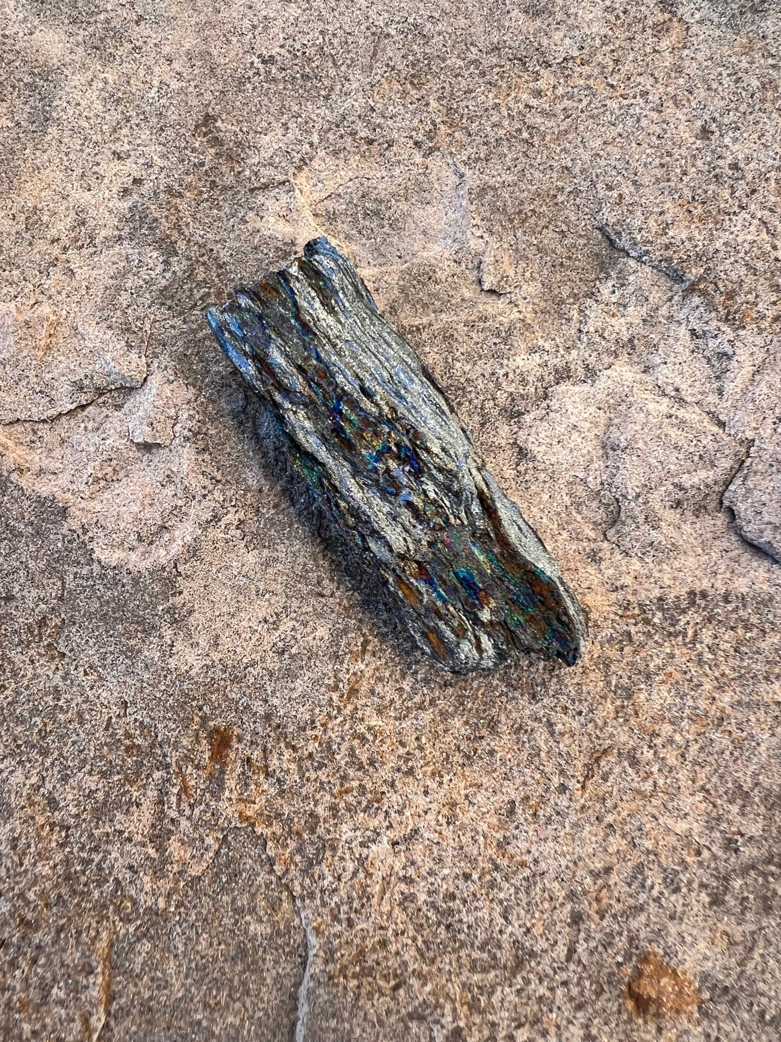 Iridescent Rainbow Hematite Specimen 48g - Purple Door Alchemy